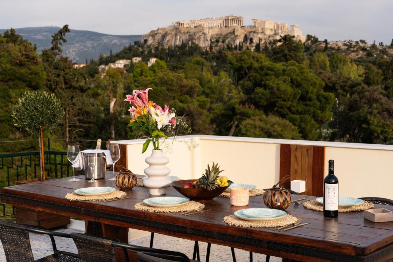 Апартаменты Visum Acropol ,3Br - Private Terrace-Jacuzzi - Amazing View Афины Экстерьер фото